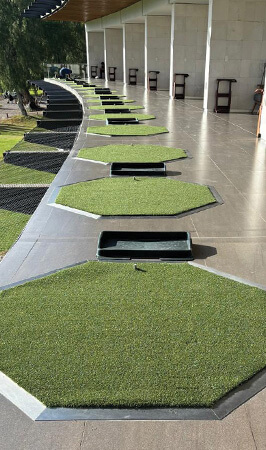 Image showcasing Tee Boxes and Driving Range Mats